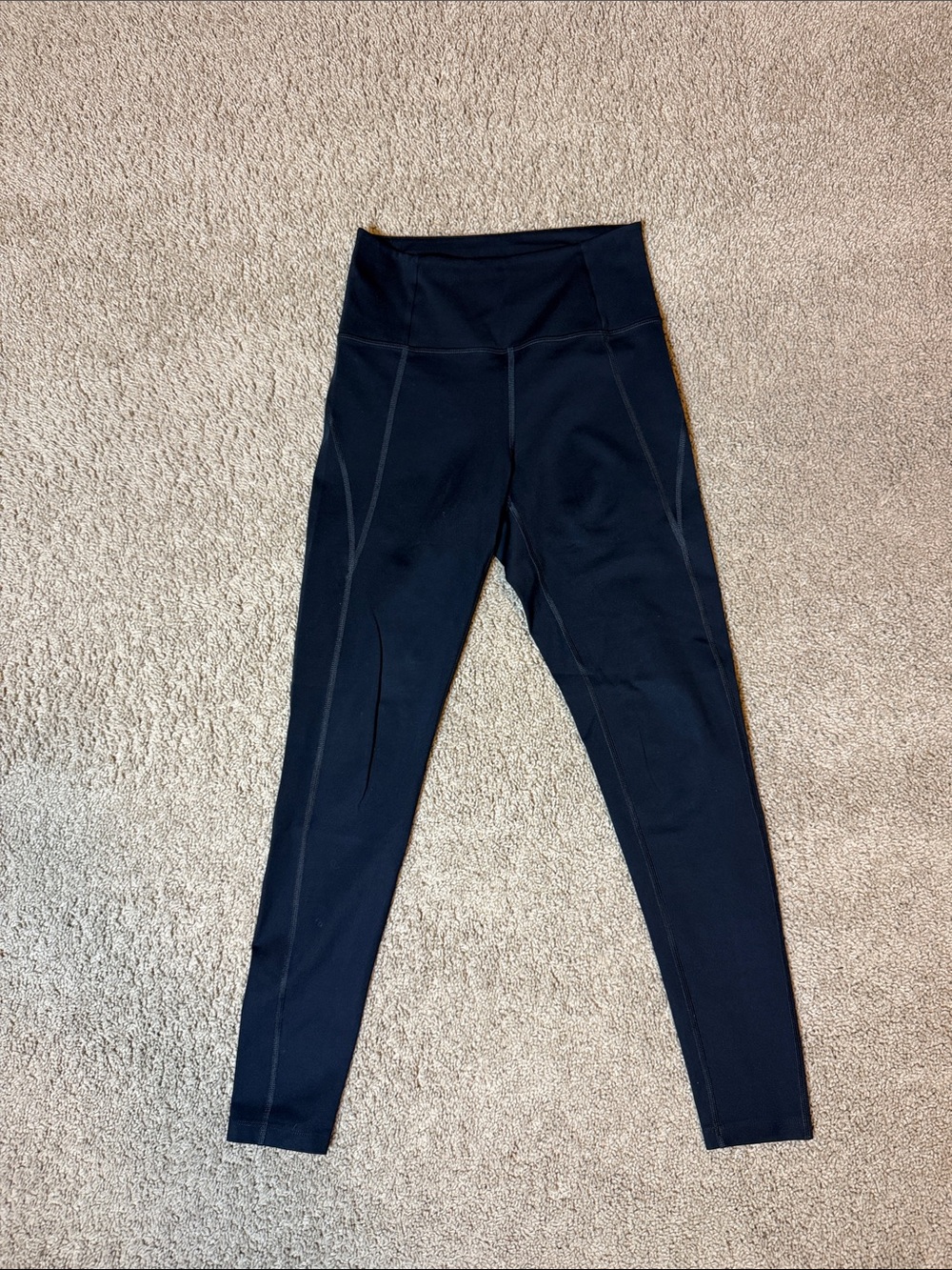 girlfriend collective | Black High-Waist 7/8 Leggings | S